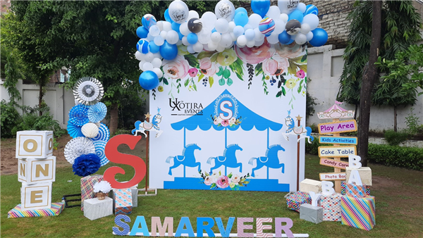 Samarveer's backyard birthday celebration