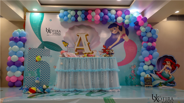 Anayaa's Mermaid theme birthday party