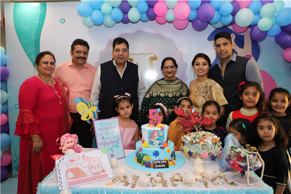 Anayaa's Mermaid theme birthday party