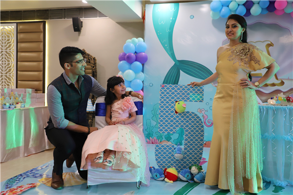 Anayaa's Mermaid theme birthday party