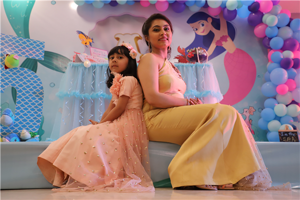 Anayaa's Mermaid theme birthday party